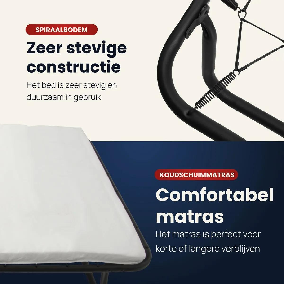 Troonz Vouwbed Siena Deluxe - 80 x 190 - Set | Webwinkel