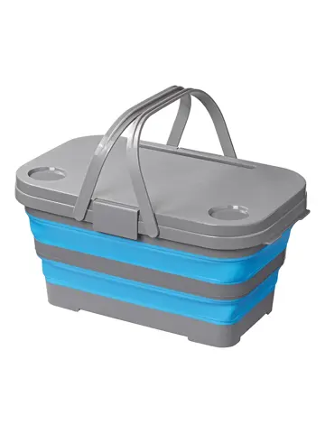 Opvouwbare Picknickmand met Deksel - 20 L