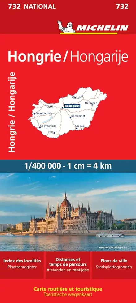 Wegenkaart National 732 Hongarije