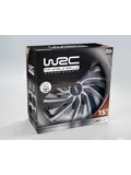 WRC Wieldoppen 15" - zilver/zwart 4 stuks