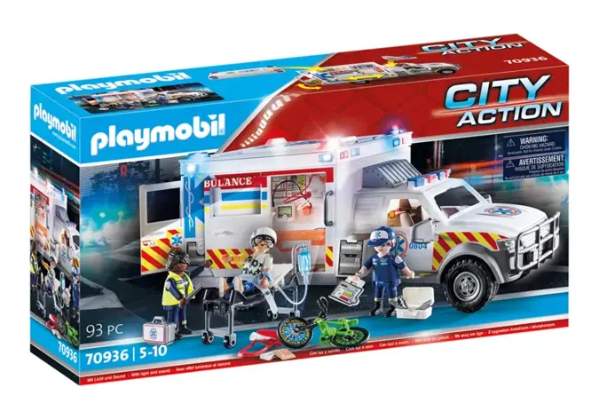 PLAYMOBIL® Reddingsvoertuig US Ambulance 70936