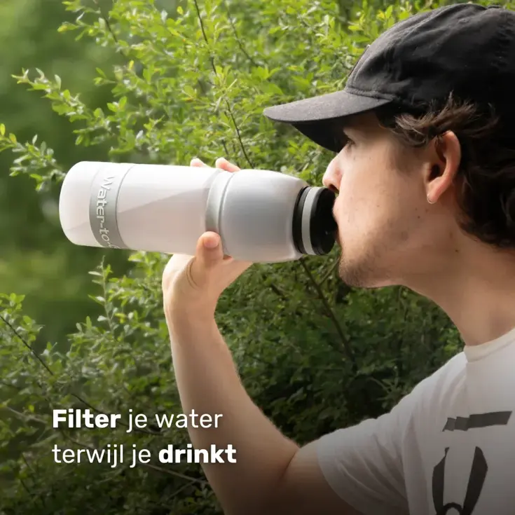 Waterfilter - Eco-Active 1 Liter - Zilver