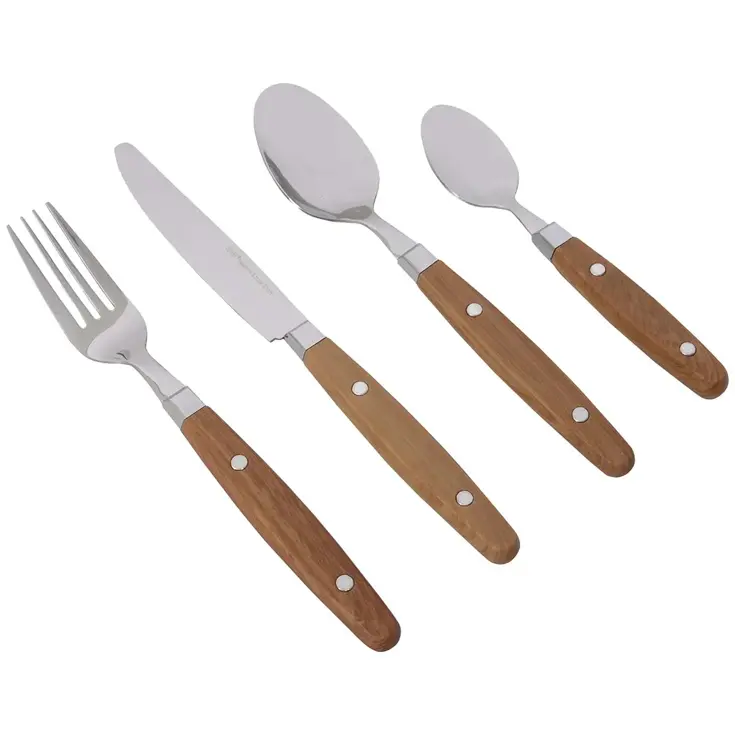 Nature Line Bestek Wood 16-Delig
