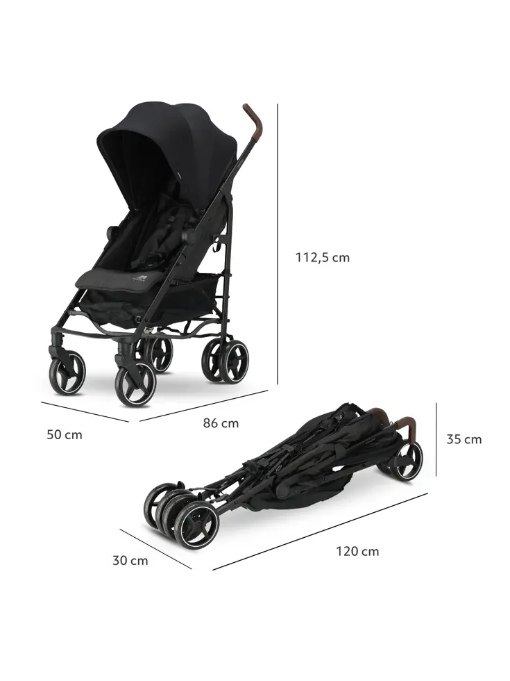 Bobbie Paraplu Buggy - 5-Punts Gordel - Draagtas