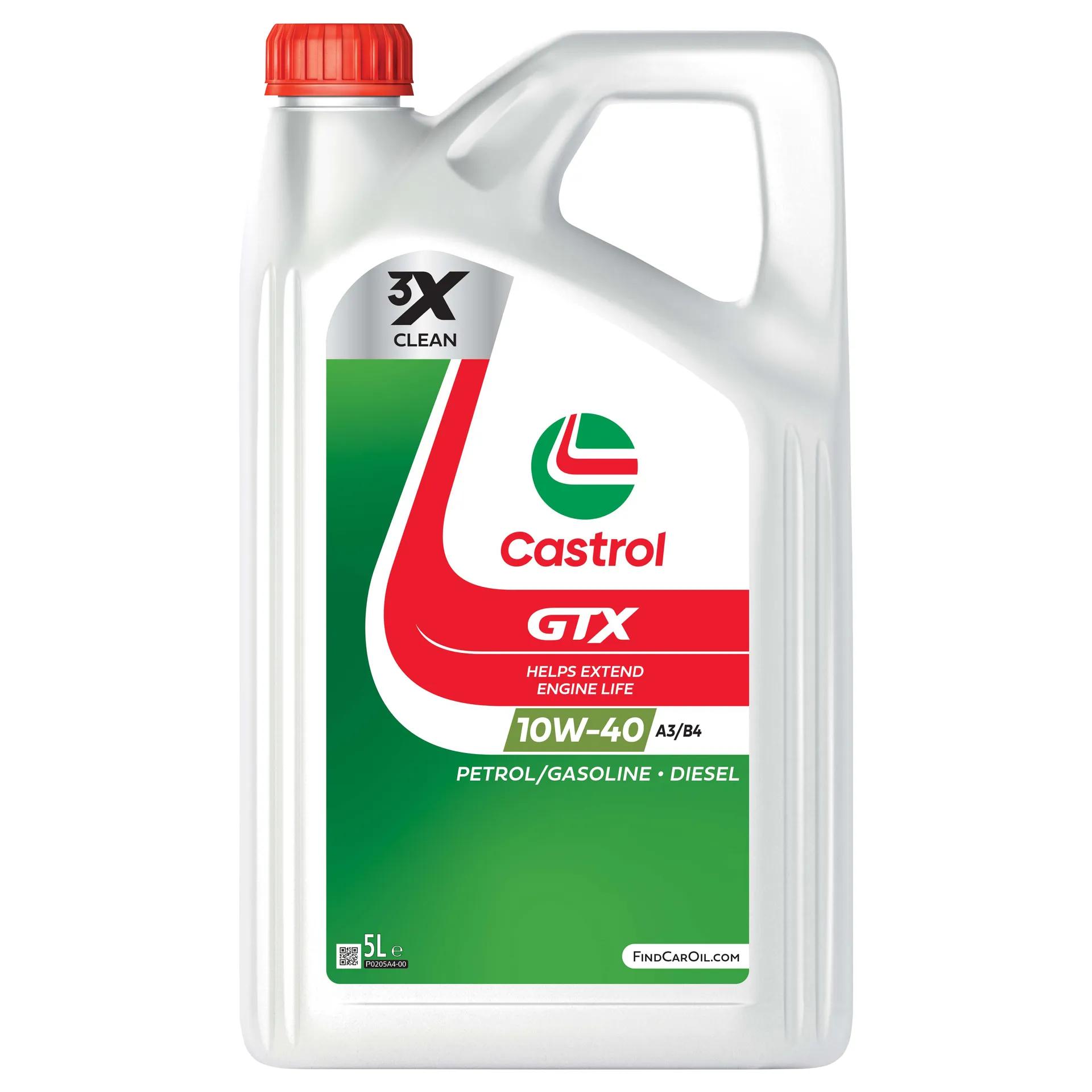 Castrol  Motorolie GTX 10W-40 A3/B4 5 Liter  Wit main product image