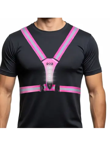Hardloopvest met verlichting oplaadbaar