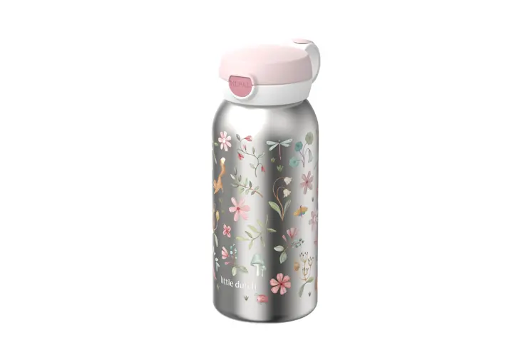 Mepal Campus RVS drinkfles met flipdop 600 ml