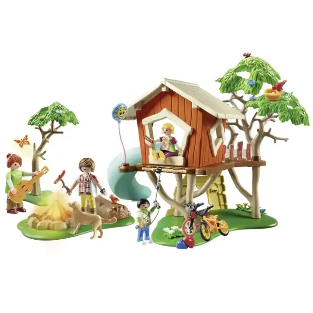 PLAYMOBIL® Avonturen boomhut met glijbaan 71001