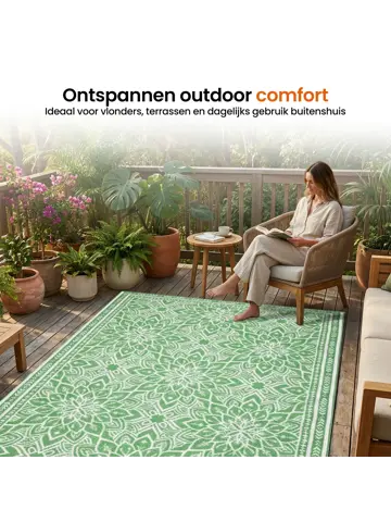 Buitenkleed - 183x290cm - Incl. Draagtas