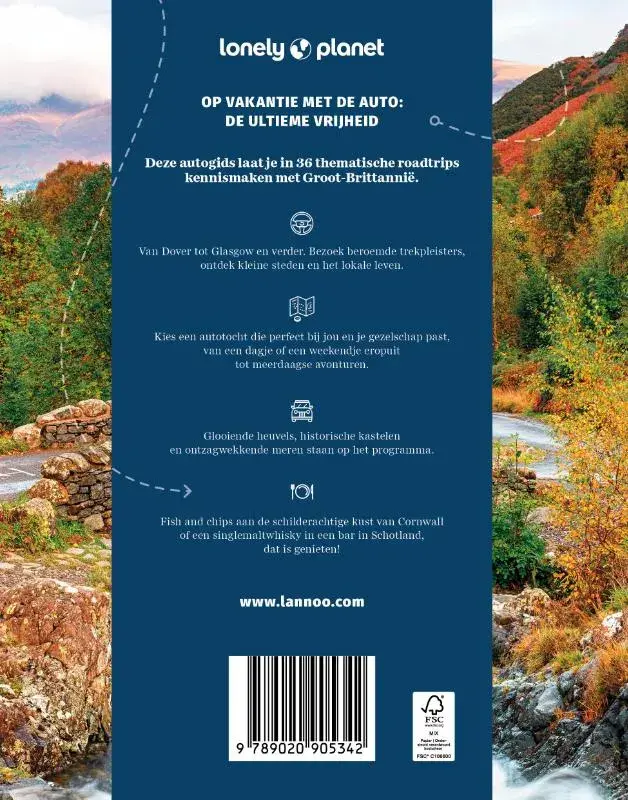 Lonely Planet autogids Groot-Brittannië