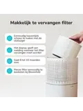 Luchtreiniger - HEPA 13-filter + koolstoffilter