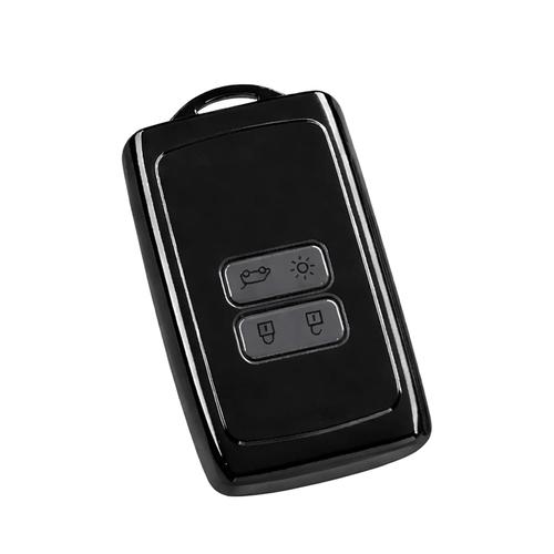 TPU Sleutelhoesje voor Renault zwart A4N