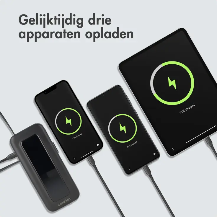 Powerbank Uittrekbare Kabel 10.000 mAh