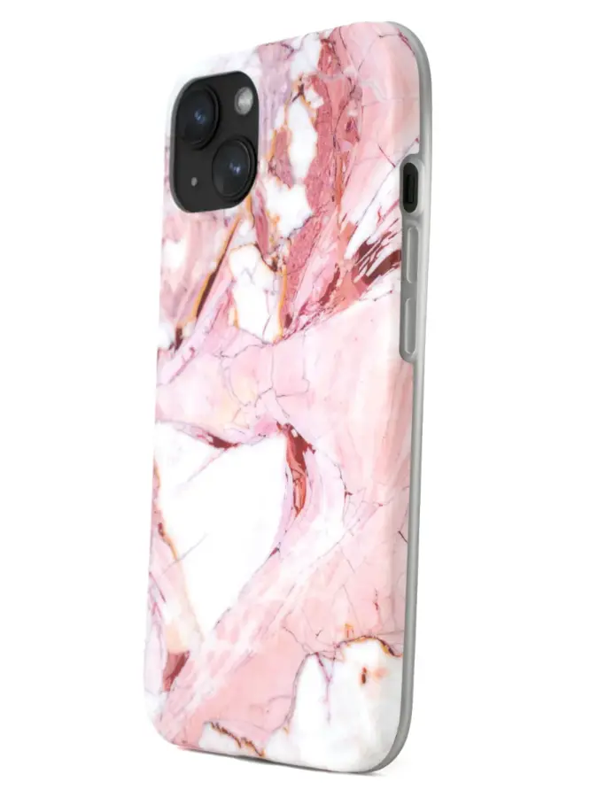 R2B iPhone 14 Hoesje Marmer + Screenprotector