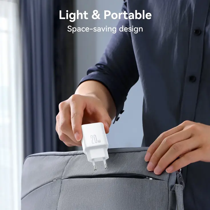 2-Poort Adapter USB-C - Wit
