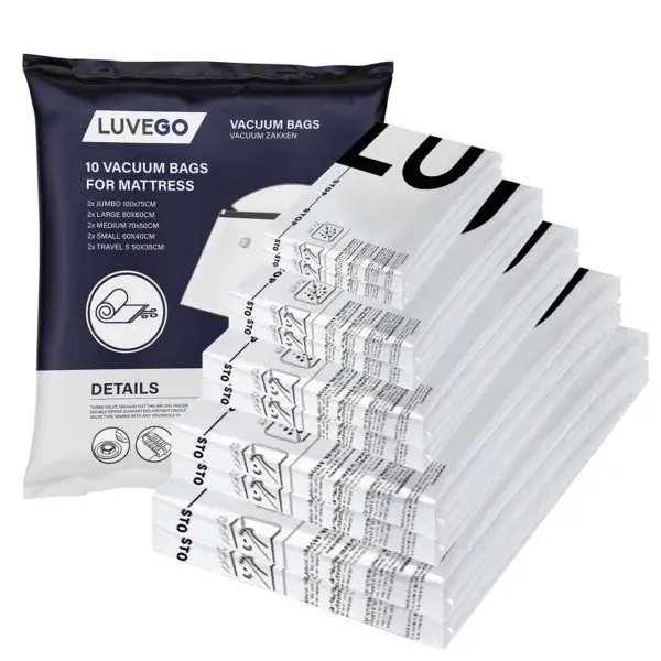 Luvego - Vacuümzakken voor Kleding - 10-Pack