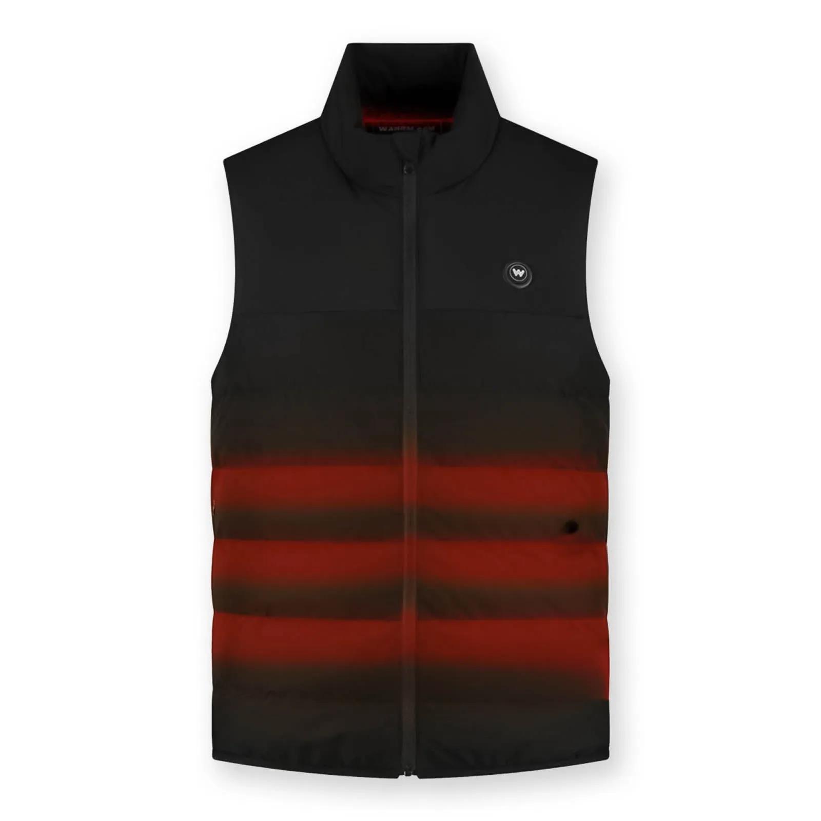 Wahrm  Infrarood verwarmde Bodywarmer Man  Zwart  Zwart