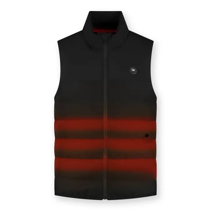 Infrarood verwarmde Bodywarmer Man - Zwart