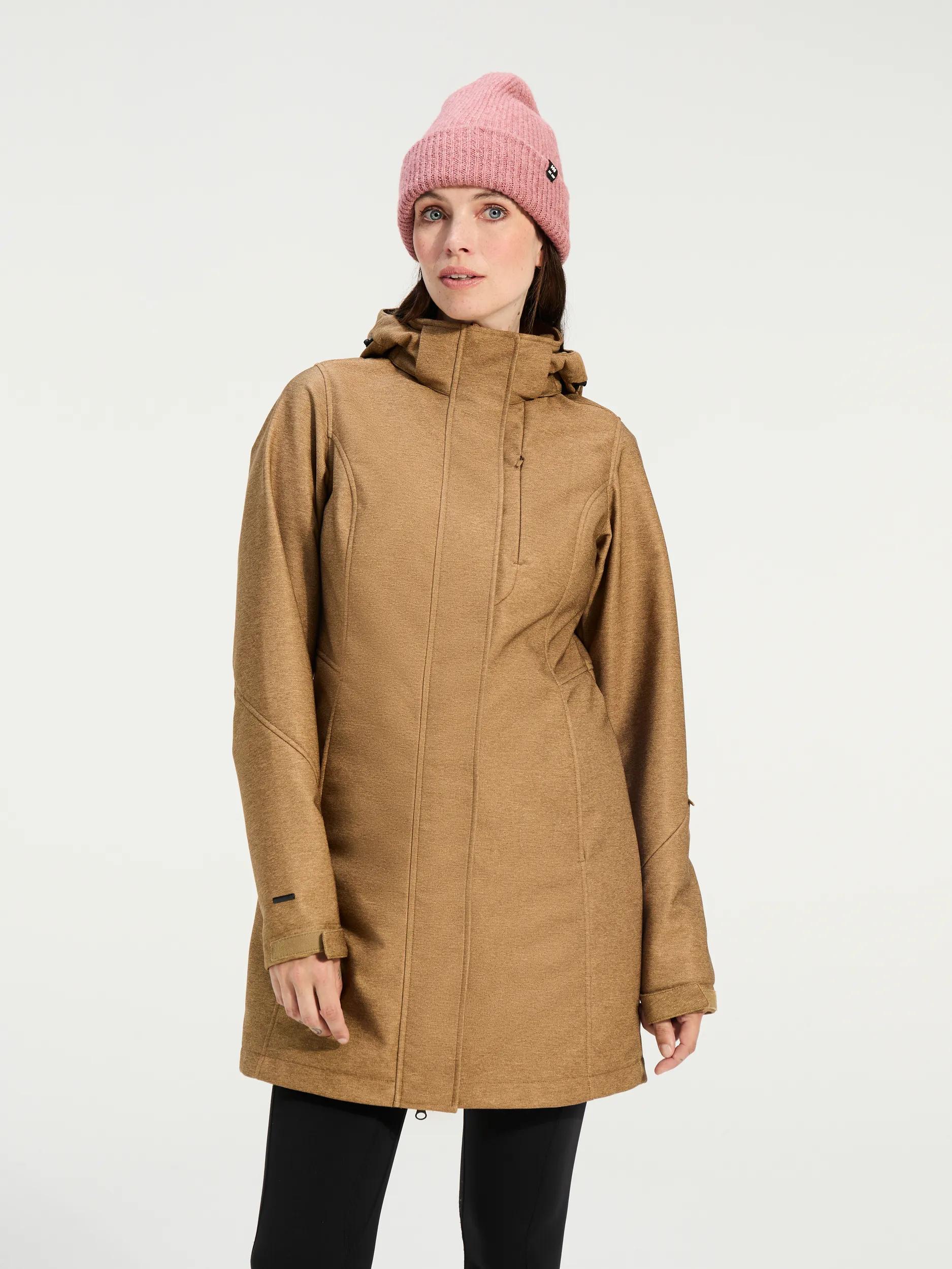 ANWB  Toulouse  Softshellparka dames  Human Nature  Licht Bruin   4XL main product image