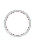 Grijze Anti-Lek Buitenband 28 x 1.75 met Reflectie