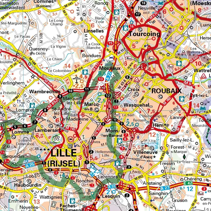 Kaart Regional 511 Hauts-de-France 2026