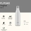 FLASKE 500 ml  RVS Drinkfles