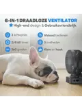Mini USB Ventilator PRO - Oplaadbaar - Geruisloos