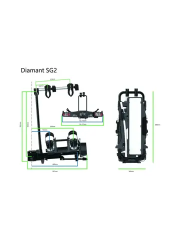 Pro-User fietsendrager Diamant SG2