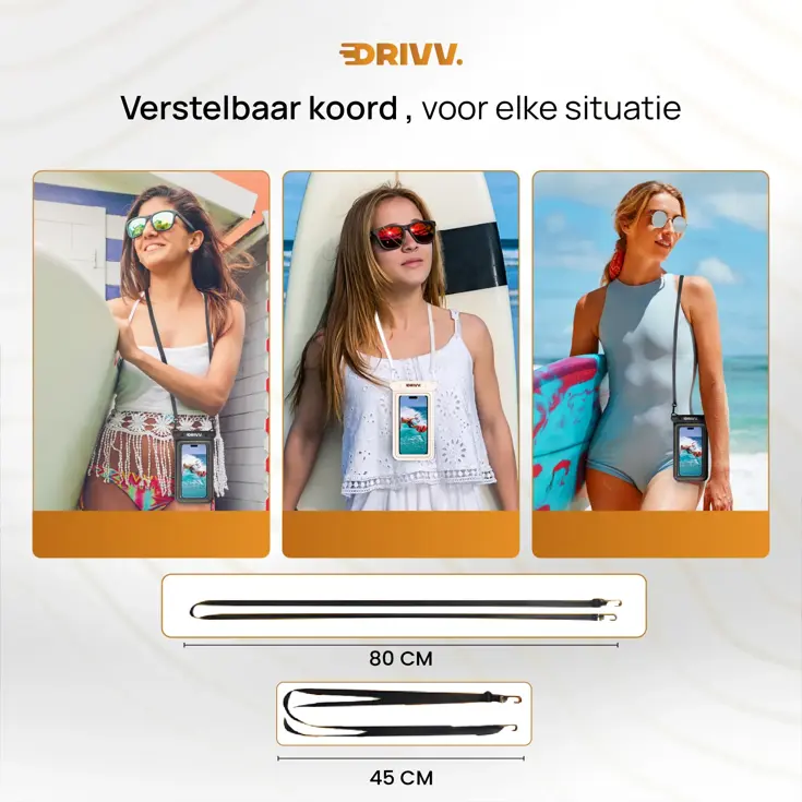 Waterdicht Telefoonhoesje - 2 stuks