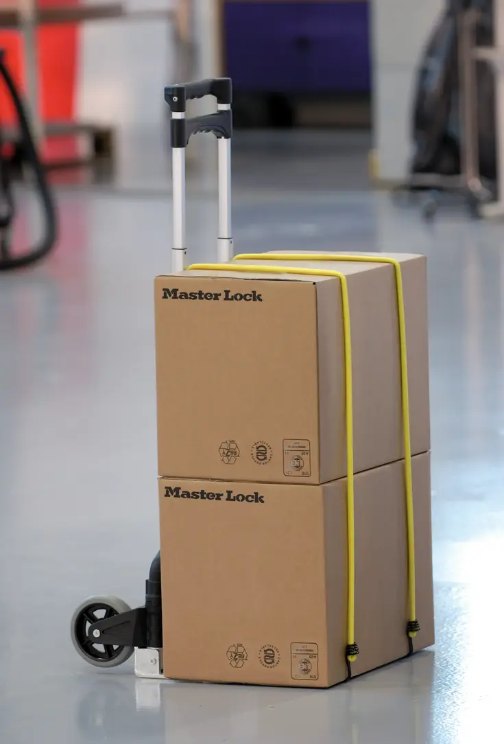 2 Snelbinders - 100cm - Geel