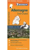 Wegenkaart Duitsland – zuid west – 545 – Michelin