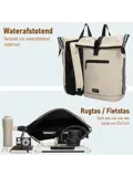 Beagles - Bicycle - Fietstas met rolltop