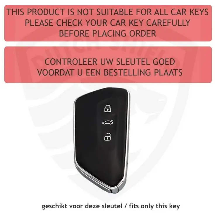 TPU Sleutelhoesje VW - Skoda - Seat Cupra goud G3