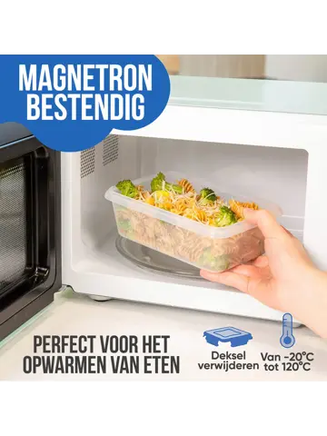Vershoudbakjes Plastic - 18 Delig