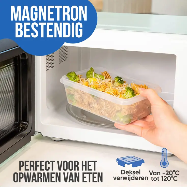 Vershoudbakjes Plastic - 18 Delig