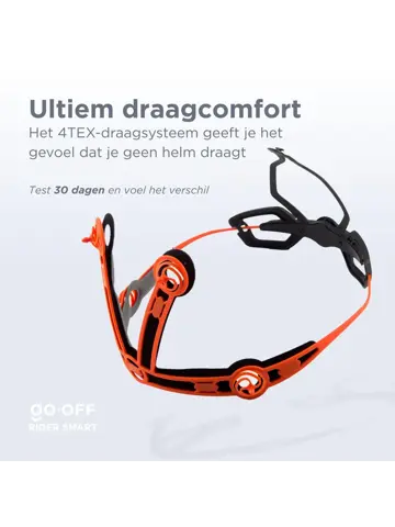 RIDER SMART fietshelm met zonneklep