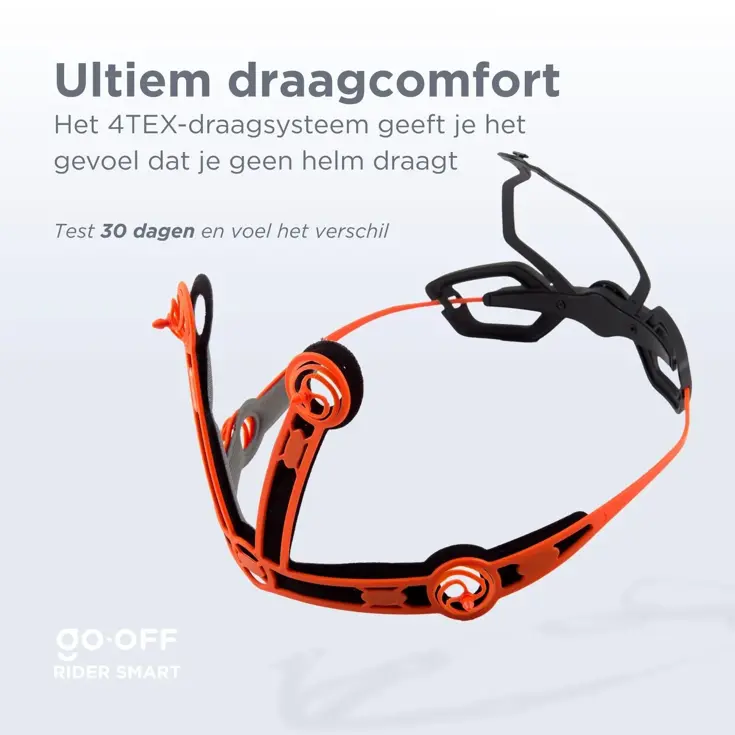 RIDER SMART fietshelm met zonneklep