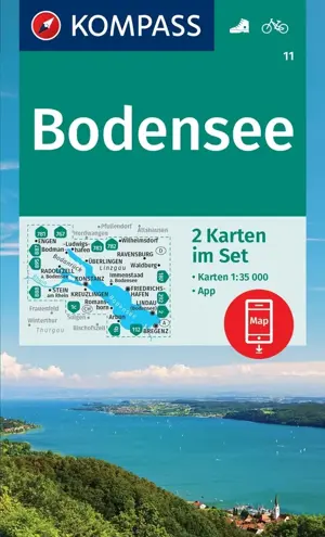 Wandelkaart WK11 Bodensee