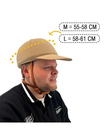 Vizorz SwitchCap fietshelm - Cap Beige