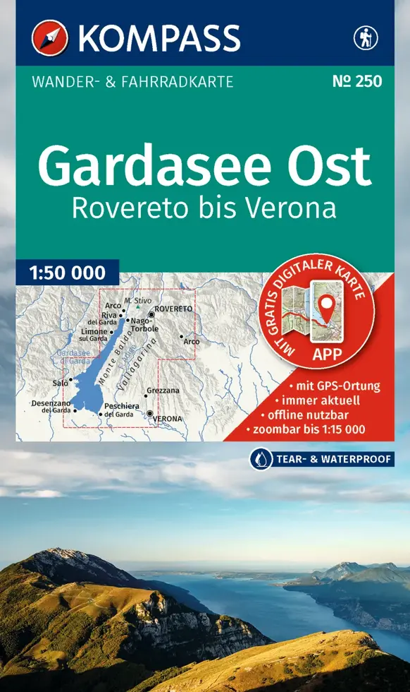 Wandelkaart WK250 Gardasee Ost