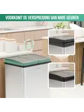 Avalo Prullenbak 2x30L - RVS