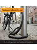 Fietsslot met cijferslot - 110 cm - Kettingslot