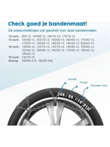 ProPlus Sneeuwkettingen - KNN30