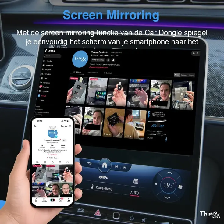 4-in-1 CarPlay & Android Auto Dongle