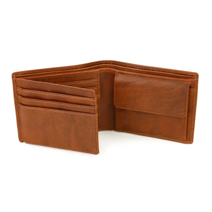 Lucas - Billfold portemonne - Leer - RFID