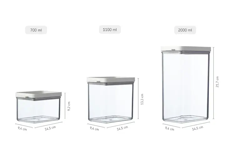 Mepal Omnia Bewaardoos rechthoekig 700 ml