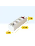 Stekkerdoos 3‑voudig met schakelaar – 1,4 m