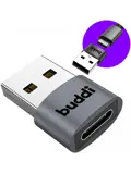 Ease USB-C naar USB-A Koppelstuk Grijs