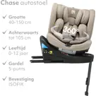 Chase Luxe i-Size Autostoel - Isofix + steunpoot