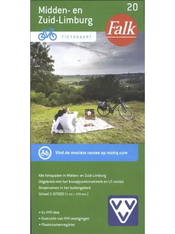 Falkplan fietskaart 20 Midden- en Zuid-Limburg
